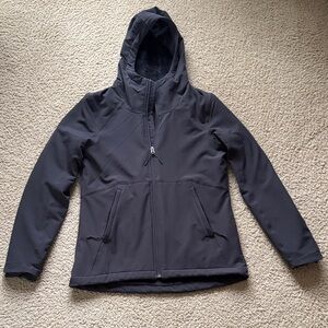 North Face Gray Shelbe Raschel Hooded Jacket